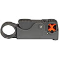 Vericom Professional Coaxial Cable Stripping Tool, 1” x 9-1/2”, Gray/Orange 1 thumbnail image