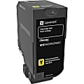 Lexmark Original Toner Cartridge - Laser - High Yield - 12000 Pages - Yellow 1 thumbnail image