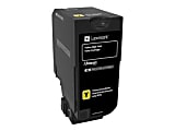 Lexmark - High Yield - yellow - original - toner cartridge LCCP - for Lexmark CS725de, CS725dte 1 thumbnail image