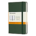 Moleskine Classic Collection Hard Cover Notebook, 3-1/2” x 5-1/2”, 1 Subject, Faint Ruled, 192 Sheets, Myrtle Green 1 thumbnail image