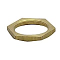 T&S Brass Body Bottom Lock Nut, 1-1/2", 1-1/4-24 UNS Female Threading 1 thumbnail image
