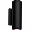 Philips Appear Outdoor Wall Light - 9.4" - 4.3"- 2x 8 W LED Bulb - Dimmable - 1180 lm Lumens - Metal - Wall Mountable - Black -  - 1746330V7 1 thumbnail image