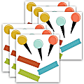 Carson Dellosa Education Mini Cut-Outs, Let's Explore Pins & Tape, 60 Pieces Per Pack, Set Of 6 Packs 1 thumbnail image