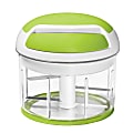 Starfrit® 092969-002-0000 3-Blade Manual Pull Chopper, Green/White 1 thumbnail image