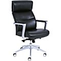 La-Z-Boy® Big & Tall Ergonomic Bonded Leather Executive High-Back Chair, Black