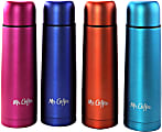 Mr. Coffee Luster Javelin Thermal Travel Bottles, 16 Oz, Orange/Pink/Purple/Blue, Set Of 4 Bottles 1 thumbnail image