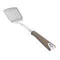 Martha Stewart Stainless Steel Slotted Turner, Gray 1 thumbnail image