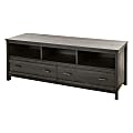 South Shore Exhibit TV Stand For TVs Up To 60'', Gray Oak