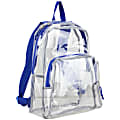 Eastsport Clear PVC Backpack, Cobalt