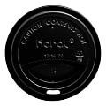 Karat Hot Cup Lids, 10 - 24 Oz, Black, Pack Of 1,000 Lids 1 thumbnail image