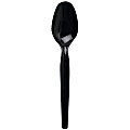 Dixie® Polystyrene Spoons, Black, Pack Of 1,000