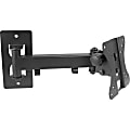 SIIG CE-MT0212-S1 Full-Motion LCD TV/Monitor Wall Mount - Steel - 33 lb - Black