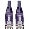 Tripp Lite® Cat6 Snagless Molded Ethernet Cable, 6', Purple 1 thumbnail image
