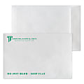 Custom Printed 1-Color, Zip Stick® DuPont™ Tyvek® White Mailing Envelopes, 6" x 9", Open End, Box of 500