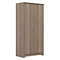 Bush® Furniture Cabot Tall 30"W Storage Cabinet With Doors, Ash Gray, Standard Delivery 1 thumbnail image