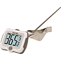 Taylor 9839-15 Digital Candy-Deep Fry Thermometer with Adjustable Head - 40°F (-40°C) to 449.6°F (232°C) - Adjustable Head, Clip, Auto-off, Hold Function - For Fryer - White