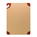 San Jamar Saf-T-Grip® Cutting Board, 1/2"H x 15"W x 20"D, Brown