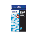Epson® 812XL DuraBrite® High-Yield Cyan Ink Cartridge, T812XL220-S