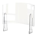 Rosseto Serving Solutions Adjustable Sneeze Guard, 48" x 33-1/2", Clear 1 thumbnail image