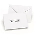 Custom Wedding/Bridal Shower Thank You Greeting Cards, Mr. & Mrs., 4-7/8" x 3-1/2", Box Of 50 1 thumbnail image