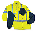 Ergodyne GloWear 8385 4-In-1 Polyester Thermal Jackets, Medium, Lime, Box Of 12 1 thumbnail image