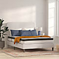 Flash Furniture Capri Hybrid Mattress, Queen Size, 10”H x 60”W x 80”D, White 1 thumbnail image