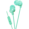 JVC In Ear Headphones HA-FR15 - Stereo - Mini-phone - Wired - 8 Hz - 23 kHz - Earbud - Binaural - In-ear - 3.94 ft Cable - Mint Blue