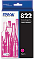 Epson® 822 DuraBrite® Ultra Magenta Ink Cartridge, T822320-S 1 thumbnail image