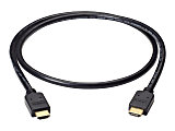 Black Box Premium High-Speed HDMI Cable with Ethernet, Male/Male, 1-m (3.2-ft.) - 3.20 ft HDMI AV/Data Transfer Cable  - VCBHDMI001M 1 thumbnail image