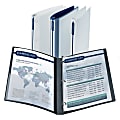 Office Depot® Brand "Ink Won't Transfer" Flexible Poly View 3-Ring Binder, 1" Round Rings, White