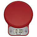 Escali Telero 13.2 Lb-Capacity Digital Kitchen Scale, Red