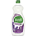 Seventh Generation Dish Liquid - Liquid - 25 fl oz (0.8 quart) - Lavender, Mint Scent - 12 / Carton