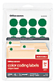 Office Depot® Brand Removable Round Color-Coding Labels, 3585401836, 3/4" Diameter, Green, Pack Of 1,008 1 thumbnail image