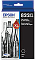 Epson® 822XL DuraBrite® High-Yield Black Ink Cartridge, T822XL120-S