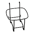 San Jamar Kleen Pail Floor/Wall Stand, 6 Qt, 9"H x 8-3/4"W x 9-3/4"D, Black 1 thumbnail image