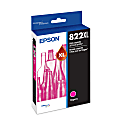 Epson® 822XL DuraBrite® Magenta High-Yield Ink Cartridge, T822XL320-S