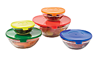 Farberware 10-Piece Bowl Set, 7" x 7", Multicolor