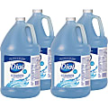 Dial Spring Water Scent Liquid Hand Soap - Spring Water ScentFor - 1 gal (3.8 L) - Kill Germs - Hand - Yes - Blue - 4 / Carton