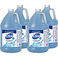 Dial Spring Water Scent Liquid Hand Soap - Spring Water ScentFor - 1 gal (3.8 L) - Kill Germs - Hand - Moisturizing - Blue - 4 / Carton