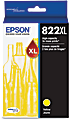 Epson® 822XL DuraBrite® Yellow High-Yield Ink Cartridge, T822XL420-S