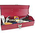 Great Neck 16 Piece Light-Duty Tool Box Set, Red