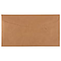 JAM Paper Envelopes, 4 1/4" x 7 3/4", Gummed, Brown, Pack Of 50