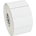 Zebra Z-Perform 2000D - Paper - permanent acrylic adhesive - coated - perforated - bright white - 4 in x 2 in 10876 label(s) (4 roll(s) x 2719) labels 1 thumbnail image