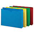 Smead® Heavyweight Color File Jackets, Letter Size, 2" Expansion, Assorted, Box Of 50