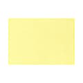 LUX Flat Cards, A7, 5 1/8" x 7", Lemonade Yellow, Pack Of 50