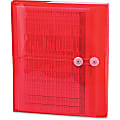 Smead® Poly Envelopes With String-Tie Closure, Side Load, 1 1/4" Expansion, Letter Size, Red, Pack Of 5 Envelopes 1 thumbnail image