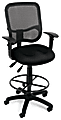 OFM Mesh Comfort Series Ergonomic Fabric Task Chair With Arms And Drafting Kit, Black/Black 1 thumbnail image