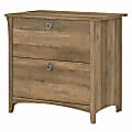 Bush® Furniture Salinas 2 Drawer Lateral File Cabinet, Reclaimed Pine, Standard Delivery