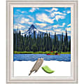 Amanti Art Picture Frame, 24" x 28", Matted For 20" x 24", Trio White Wash Silver 1 thumbnail image