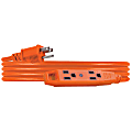 GE UltraPro JASHEP51927 3-Outlet Outdoor Extension Cord, 9’, Orange